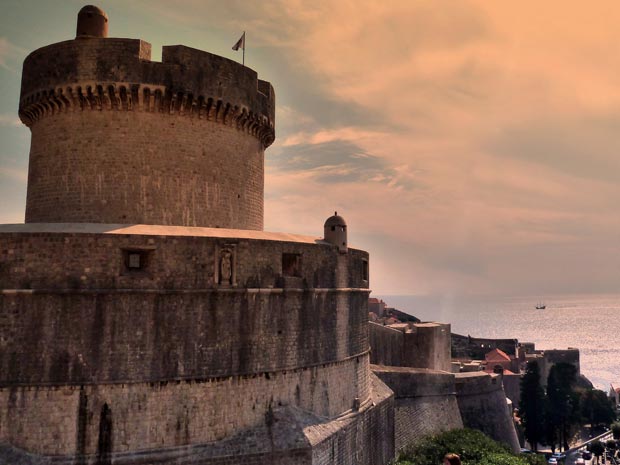 Fort Minceta in der Altstadt von Dubrovnik in Kroatien